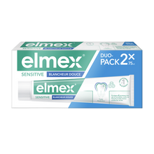 Dentifrice ELMEX sensitive blancheur 0 colorant dents sensibles - lot2x75ml