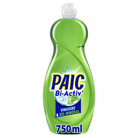 Liquide vaisselle vinaigre & sel minéral PAIC fl.750ml