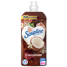 Adoucissant concentré 3D Fraîcheur parfumée coco SOUPLINE, 1,28l