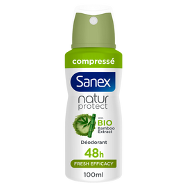Déodorant spray natur protect bamboo fraicheur efficace SANEX 100ml