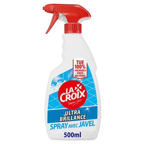 Nettoyant sdb désinfectant ultra brillance javel LA CROIX 500ml