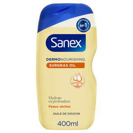 Huile de douche corps dermo nourrissante surgras SANEX 400ml