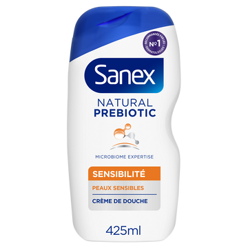 Gel douche natural prébiotic peau sensible SANEX 425ml