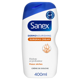 Crème de douche dermo nourrissante surgras SANEX 400ml