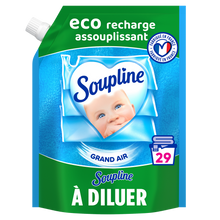 Adoucissant à diluer Grand Air SOUPLINE, recharge doypack 600ml