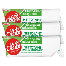 Eau de Javel LACROIX traditionnel multi-usage à diluer 3x250mL