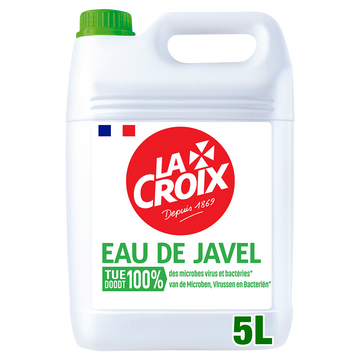 Eau de javel traditionnelle LA CROIX flacon 5L