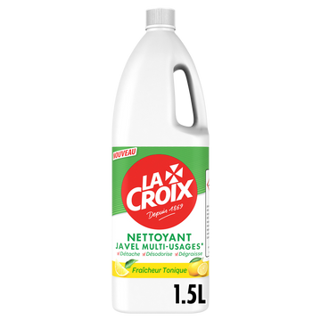 Eau de Javel LACROIX traditionnel multi-usage Citron 1,5L