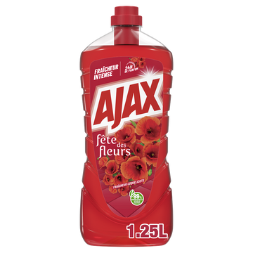 Ajax Flacon Nettoyant menager Fête des Fleurs Coquelicot 125