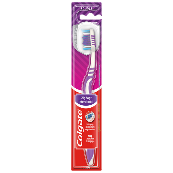 Brosse à dents ZigZag Interdentaire Souple COLGATE
