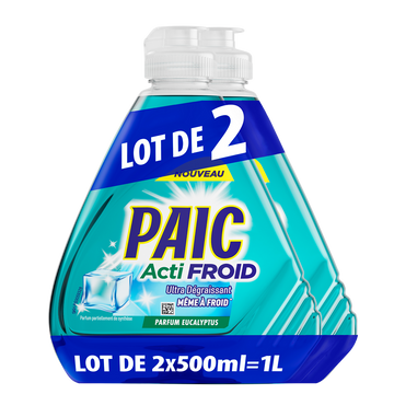 Liq vaiss.actifroid eucalyptus PAIC 2x500ml