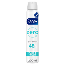 Déodorant SANEX spray pure & fresh zero % 48h - 200ml