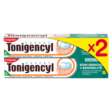 Dentifrice Sensitive Tonigencyl COLGATE 2x75ml