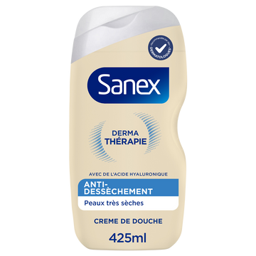 Gel douche SANEX Derma Thérapie anti-dessèchement Peaux très sèches 425ml