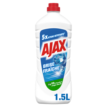 Flacon Nettoyant ménager AJAX 5 Actions Brise Fraiche 1,5L
