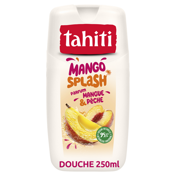 Gel douche TAHITI mango splash mangue/pêche 250ml