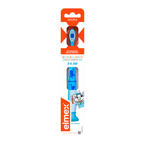 Brosse à dents ELMEX anti-caries enfants 3-6 ans x1