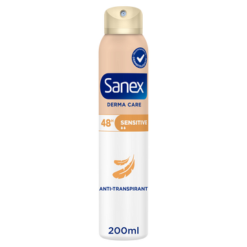 Déodorant spray SANEX Derma Care peaux sensible anti-transpirant 48h 200ml