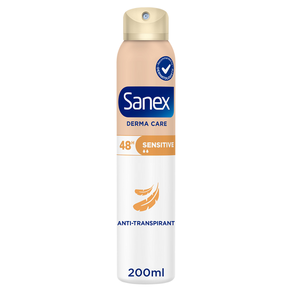 Déodorant spray SANEX Derma Care peaux sensible anti-transpirant 48h 200ml