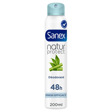 Déodorant spray SANEX bambou bio natur protect fresh efficacité - 200ml