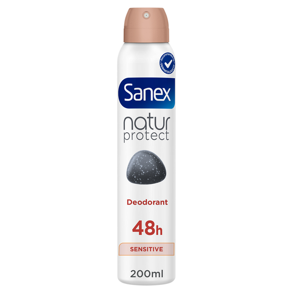 Déodorant spray natur protect SANEX pierre d'alun 48h 200ml