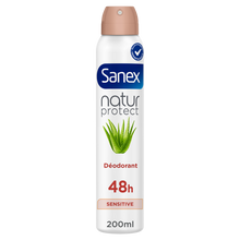 Déodorant spray SANEX Natur Protect Aloe Vera Bio Peaux Sensibles 48h200ml