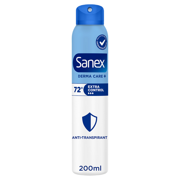 Déodorant spray SANEX Derma Care+ 72h extra control anti-transpirant 200ml