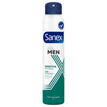 Déodorant homme spray SANEX men dermo natur protect sensitive 72h, 200ml