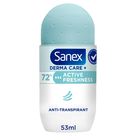 Déodorant bille anti-transpirant SANEX Derma Care+ active freshness 72h 53ml