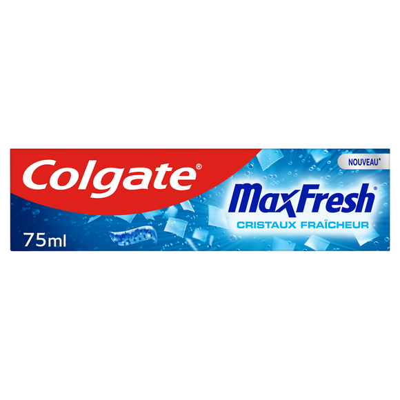 Dentifrice COLGATE Max Fresh cristaux fraîcheur ultra freeze 75ml