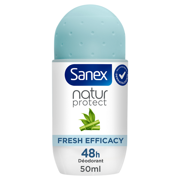 Déodorant bille SANEX Natur Protect bio bambou fresh efficacy 50ml