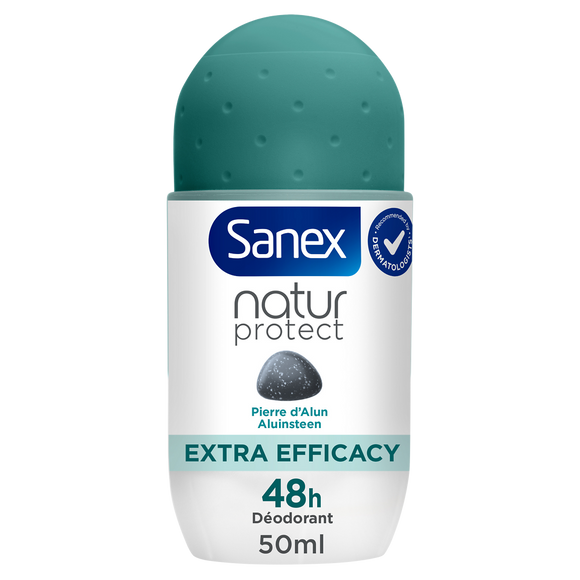 Déodorant bille SANEX Natur Protect Pierre d'alun 50ml