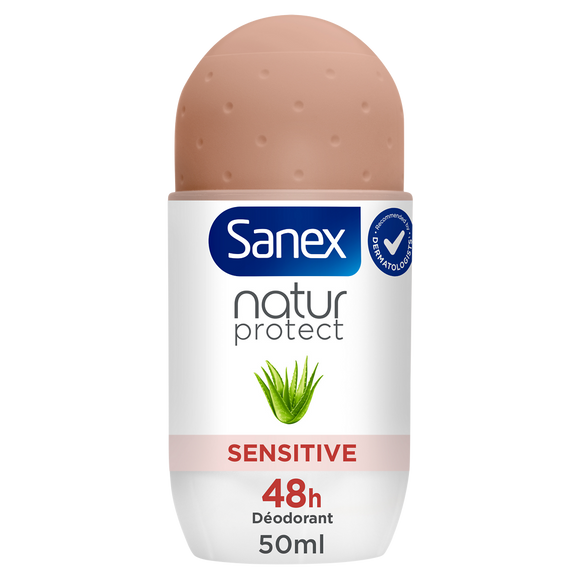 Déodorant bille SANEX Natur Protect Aloe Vera Bio Peaux Sensibles 48h50ml