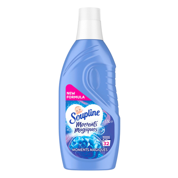 Adoucissant dilué SOUPLINE moments magiques 1.5L