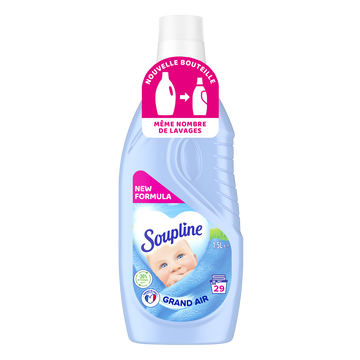 Adoucissant dilué SOUPLINE 3D Grand Air blue 1.5L