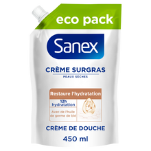 Crème de douche SANEX Derma Care surgras éco pack 450ml