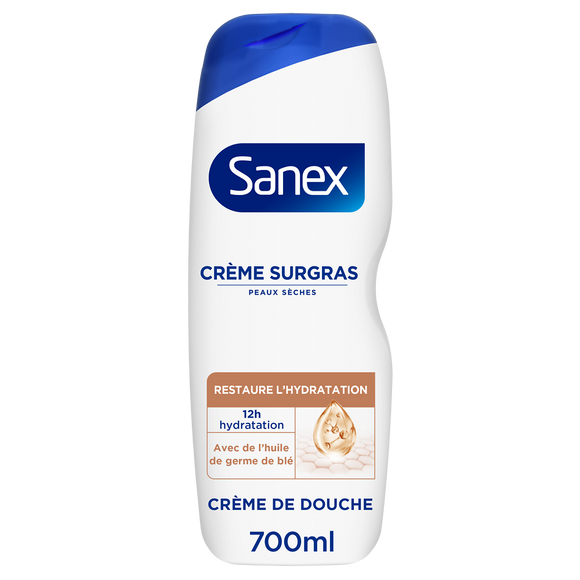 Crème de douche surgras SANEX Derma Care 700ml