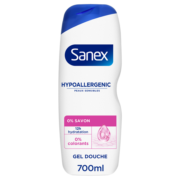 Gel douche SANEX Derma Care hypoallergénique 700ml