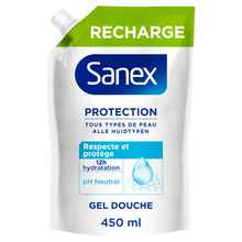 Gel douche SANEX protection éco pack 450ml