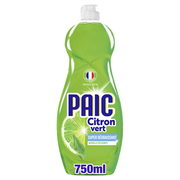 Liquide vaisselle citron vert PAIC éclat 750ml