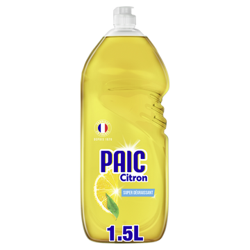 Produit vaisselle PAIC Eclat citron 1.5l