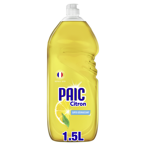 Produit vaisselle PAIC Eclat citron 1.5l