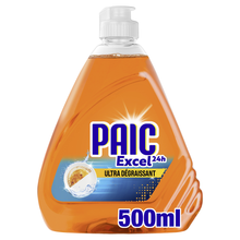 Liquide vaisselle PAIC Excel 24h orange 500mL