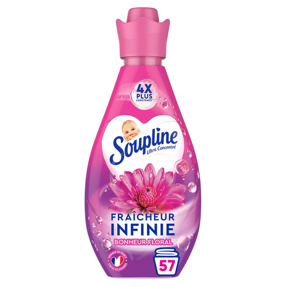 Adoucissant SOUPLINE Ultra Fraîcheur Infinie fleurie 740mL