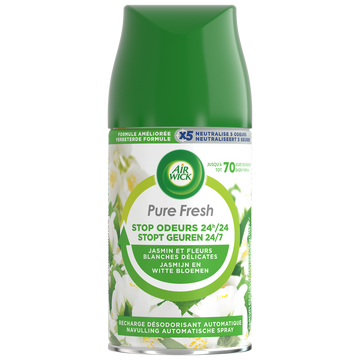 Kit Désodorisant automatique Pure Fresh Jasmin AIR WICK, 250ml