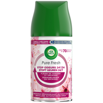 Recharge freshmatic pure fresh orchidée AIR WICK 250 ml