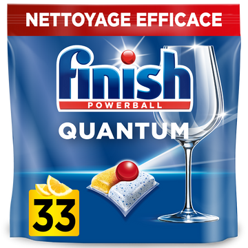Tablette lave-vaisselle quantum citron FINISH x33