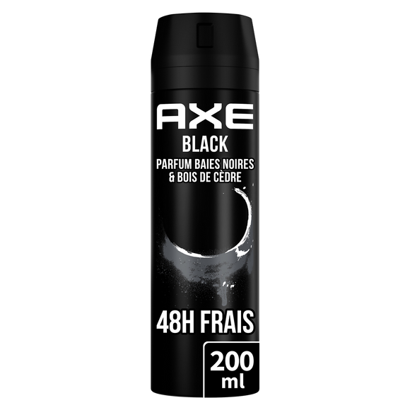 Déodorant homme AXE black aérosol 200ml