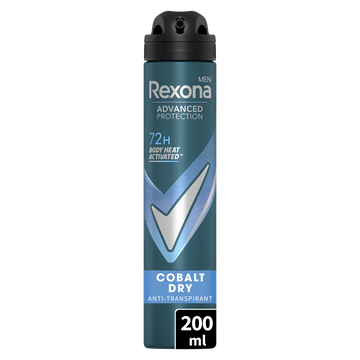 Déodorant Homme anti-transpirant cobalt dry 72h REXONA - Spray 200ml