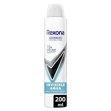 Déodorant femme invisible aqua spray anti-transpirant 72h REXONA spray200ml
